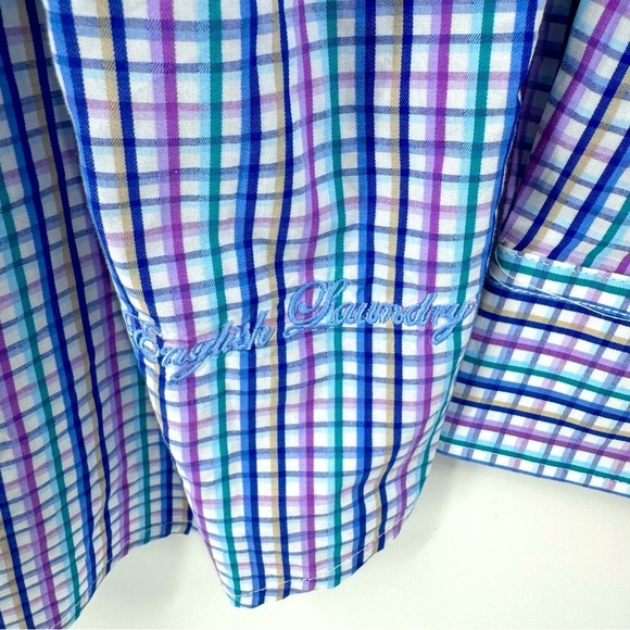 English Laundry Striped Longsleeve Button Down Shirt - Picture 7 of 9